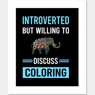 Introverted Coloring Posters and Art